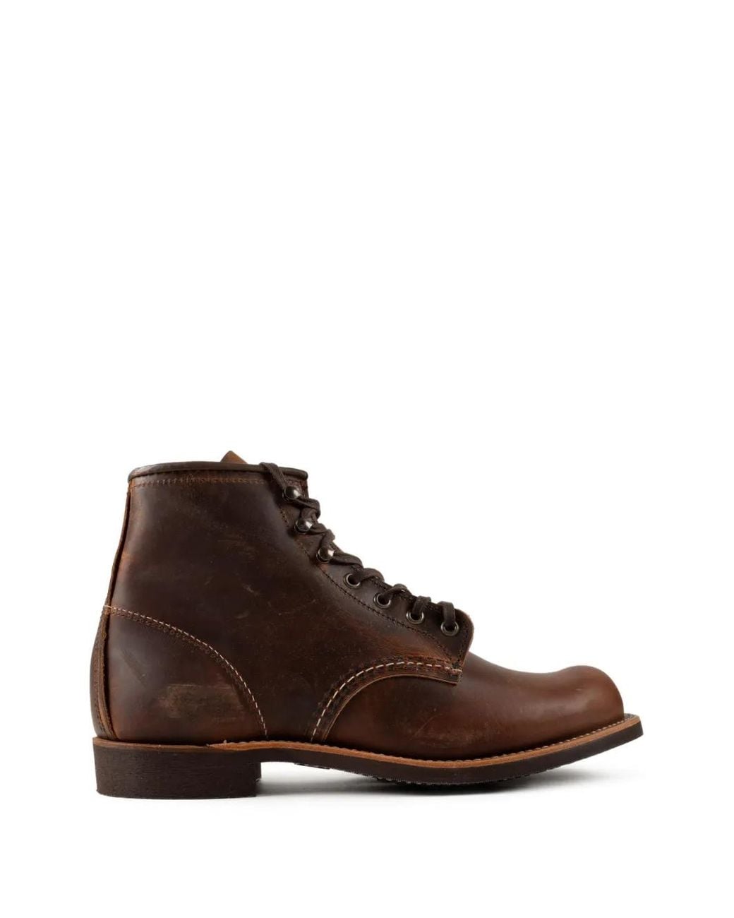 Red Wing Brown Blacksmith Combat Boots for men