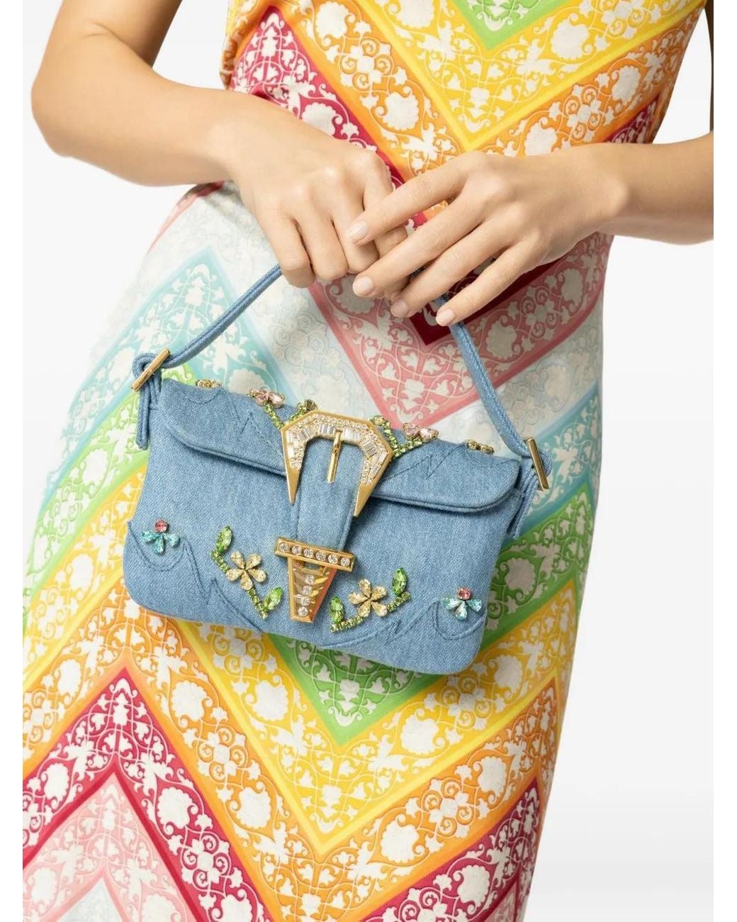 Gedebe Blue Mini Habibi Tote Bag