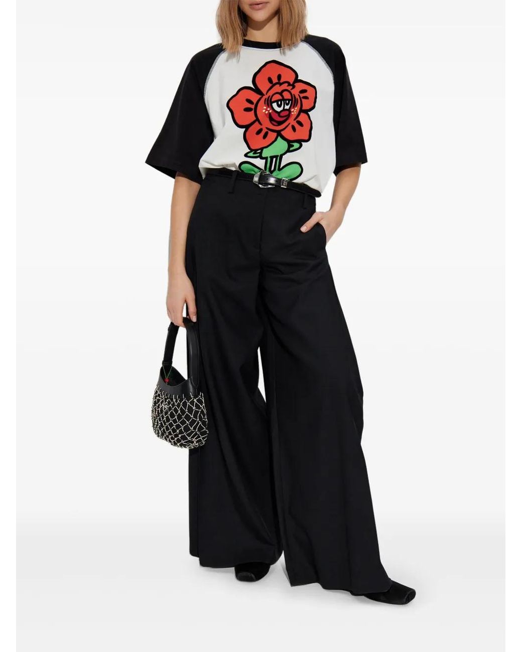 KENZO Black Wool Trousers