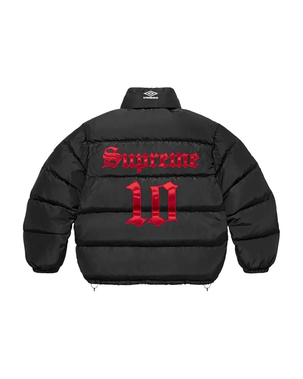 Supreme Black X Umbro Logo-Patch Jacket for men