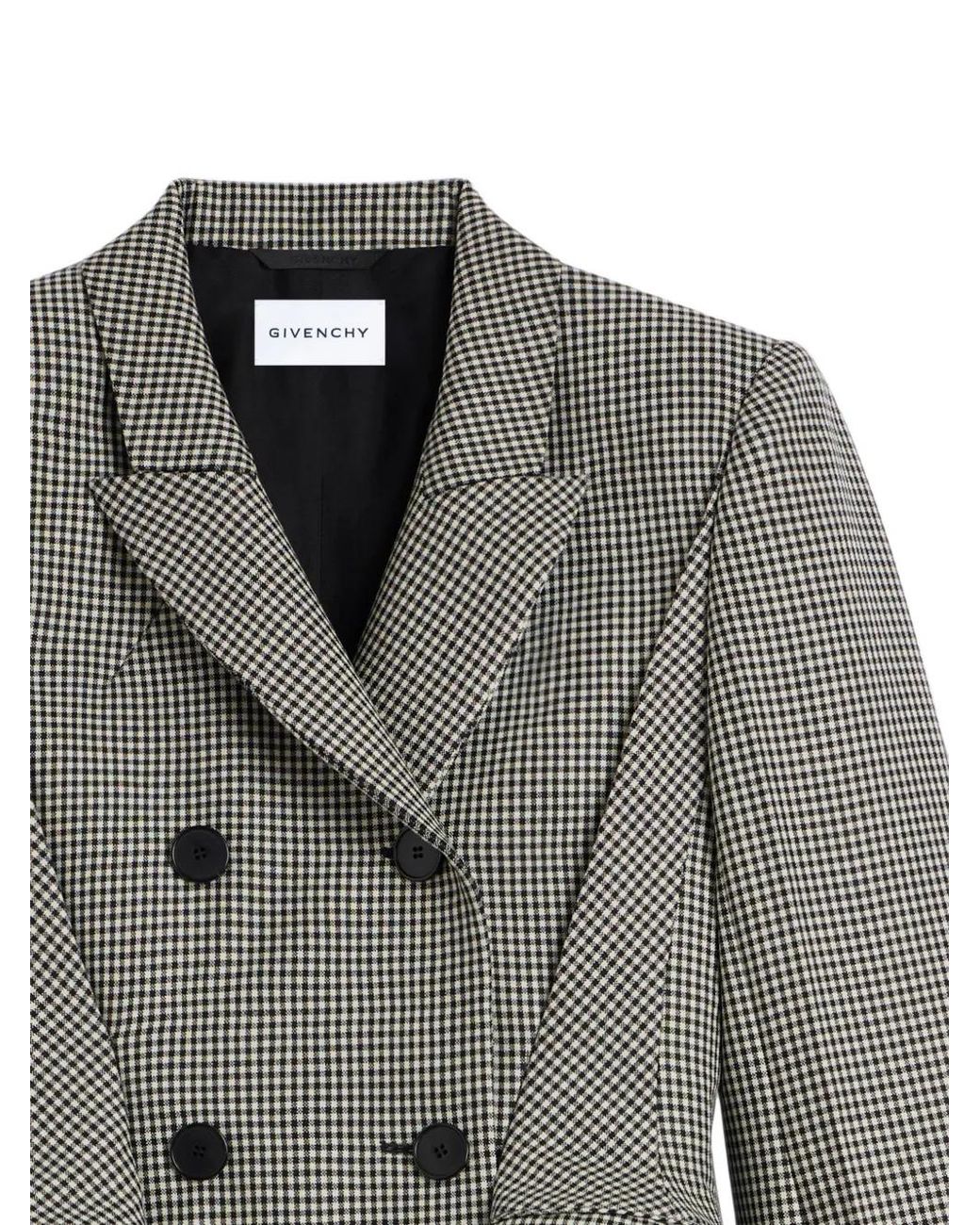 Givenchy Gray Pinch Double-Breasted Jacket