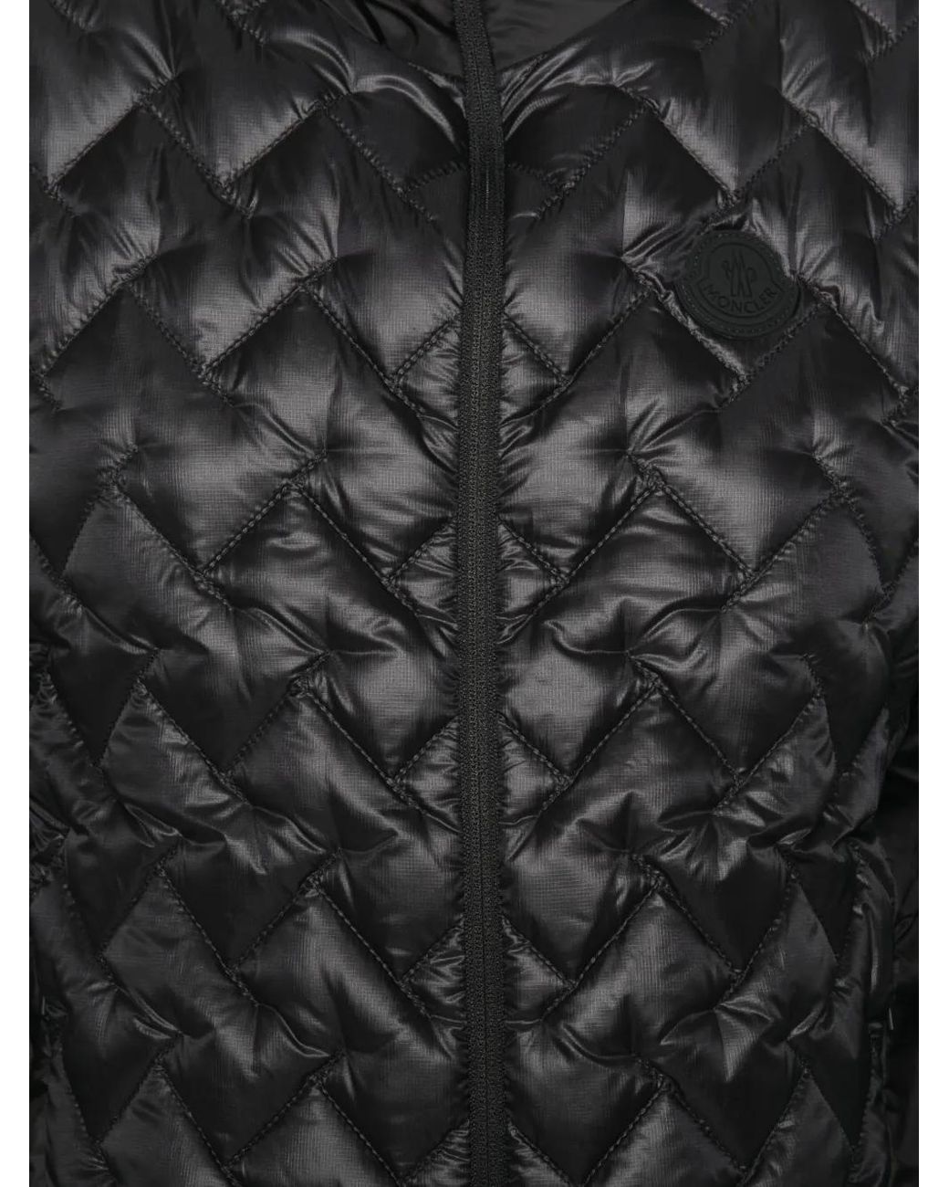 Moncler Black Polyester Mirage Jacket Outerwear