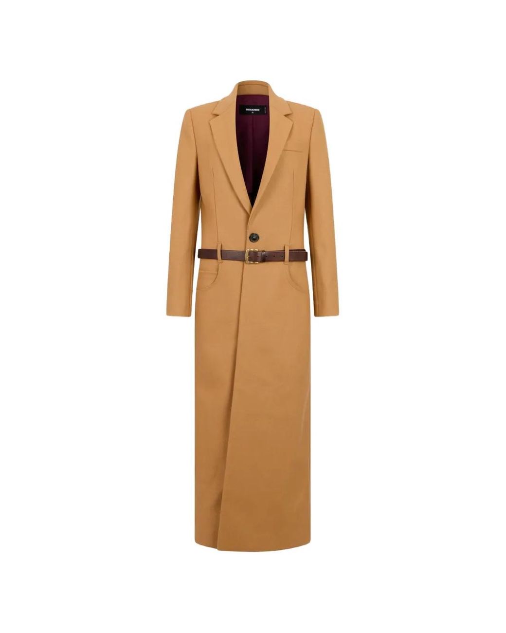 DSquared² Multicolor Low-Belt Coat