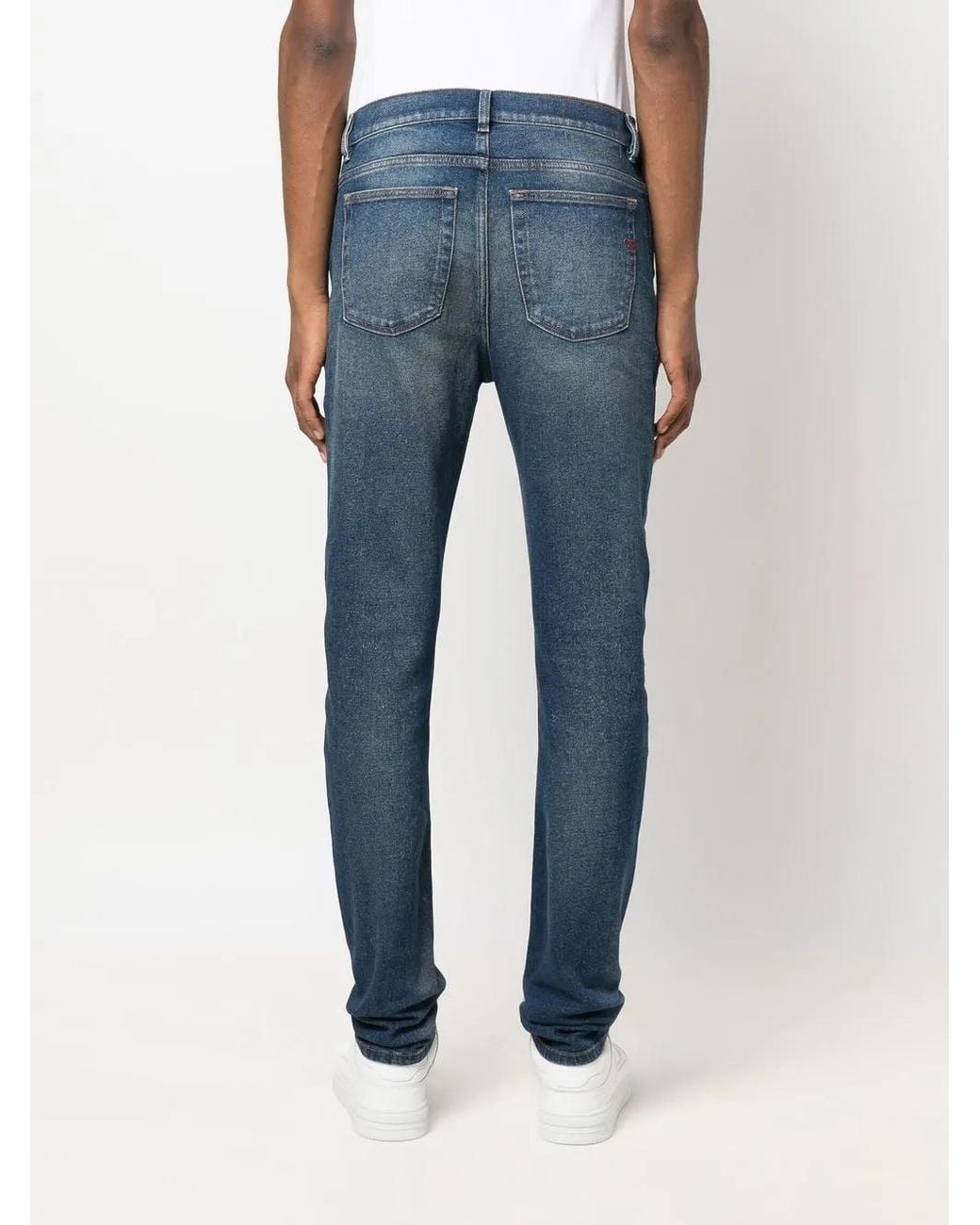 DIESEL Blue 1983 Low-Rise Slim-Cut Jeans for men