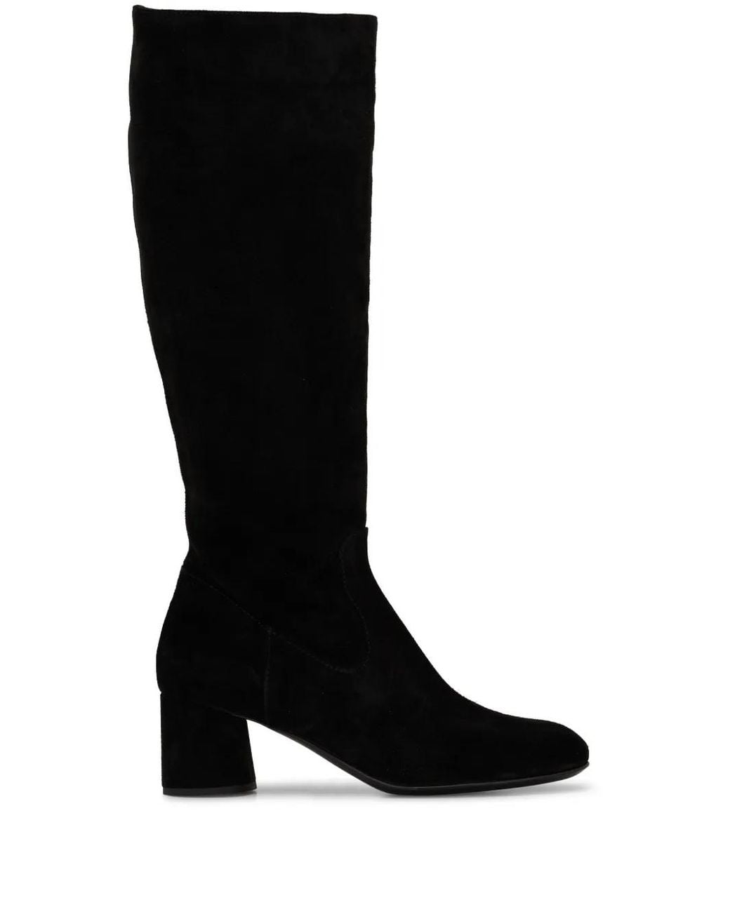 Agl Attilio Giusti Leombruni Black Lorette 50Mm Knee-High Boots