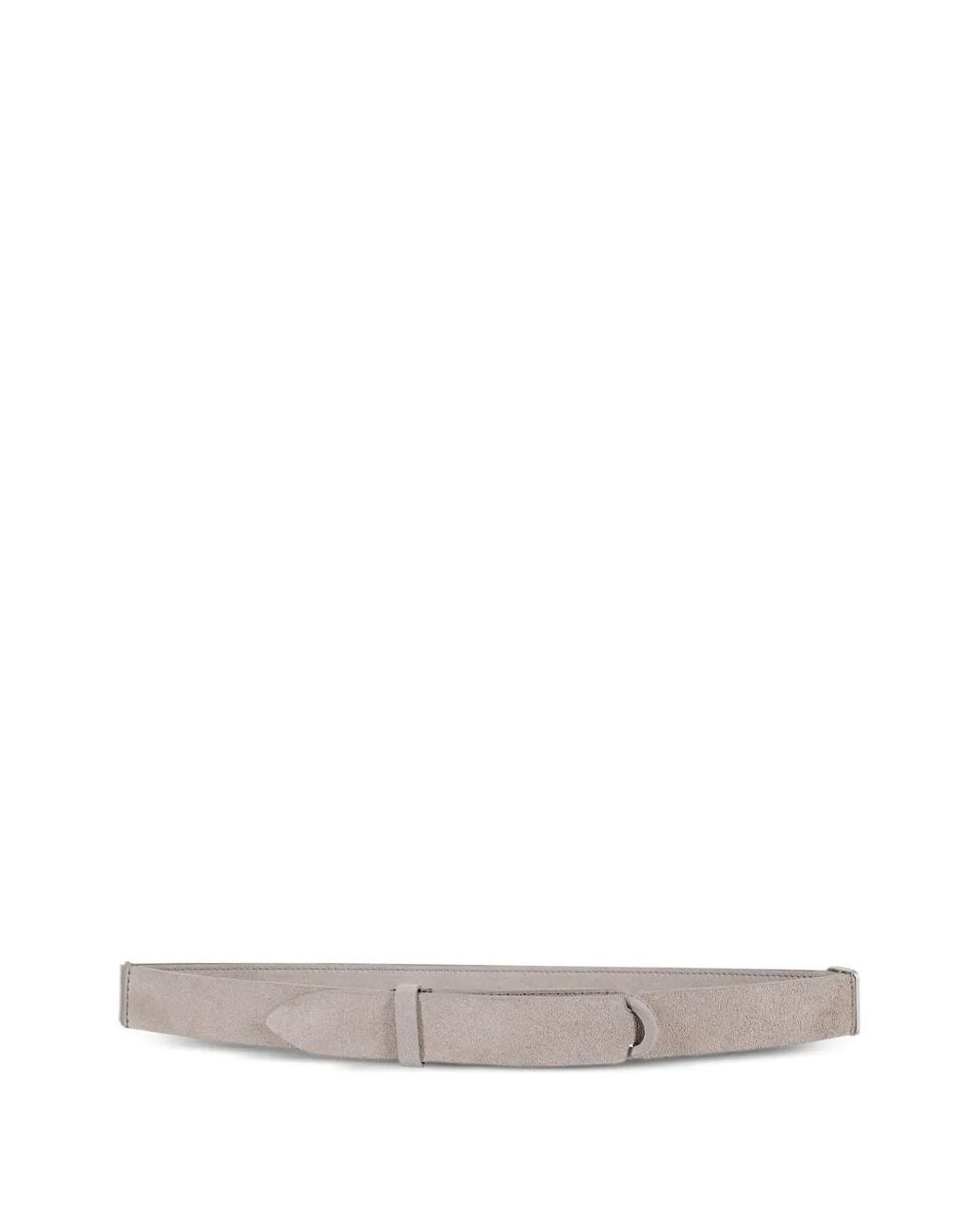 Orciani White Nobuckle Belt for men
