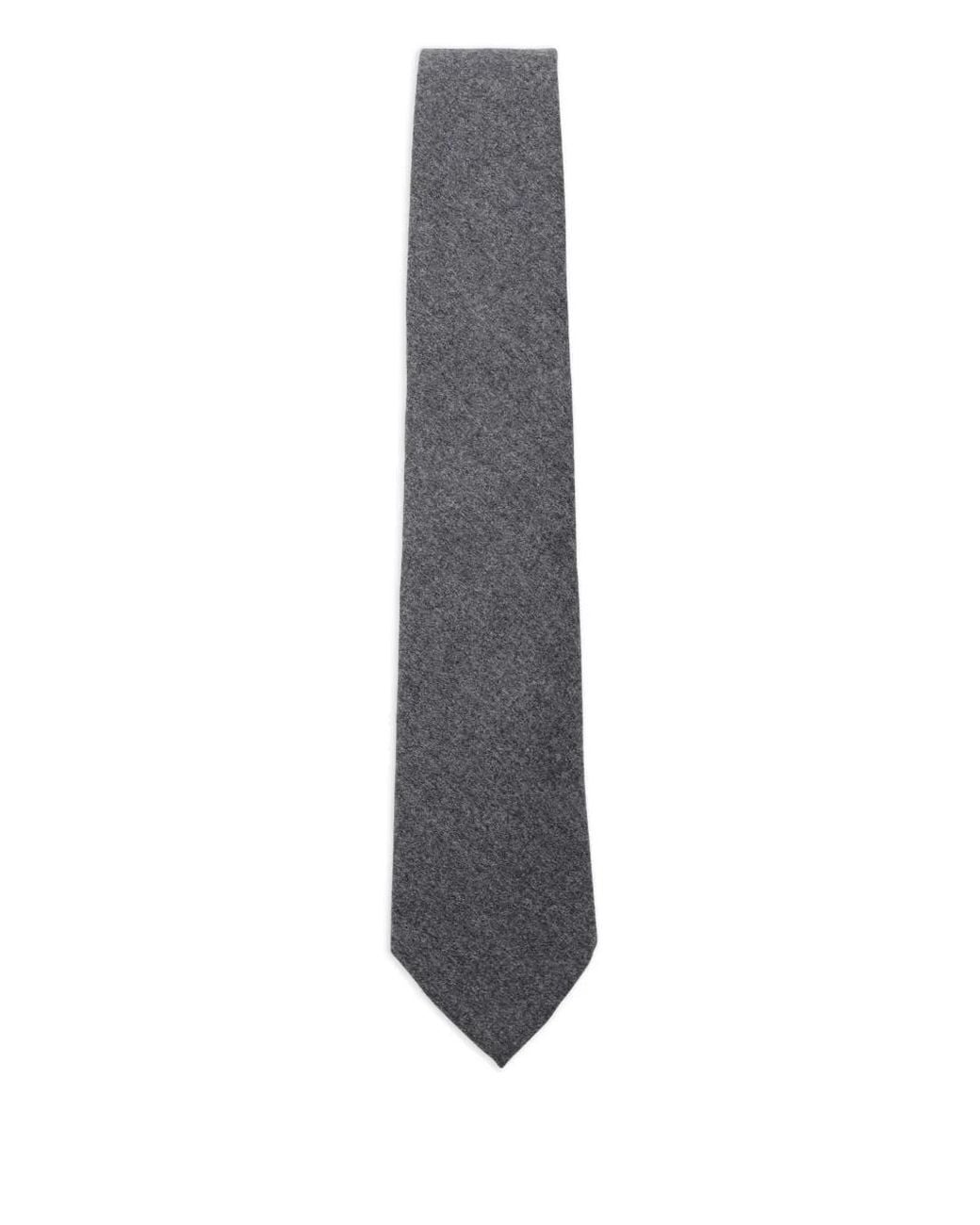 Canali White Wool Tie for men