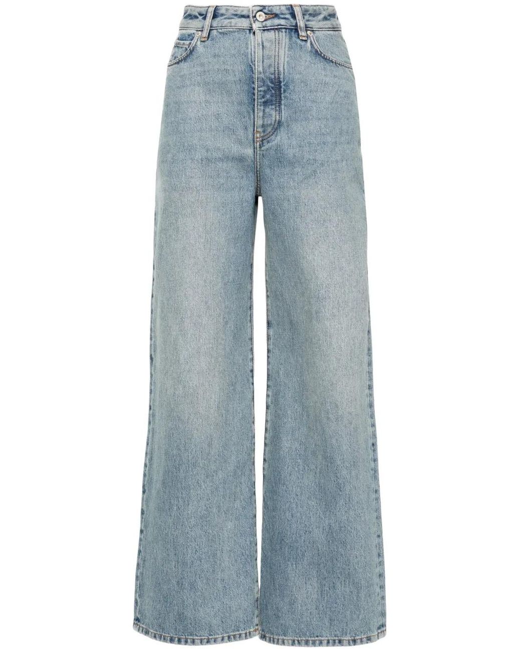 Loewe Blue High Waisted Denim Jeans
