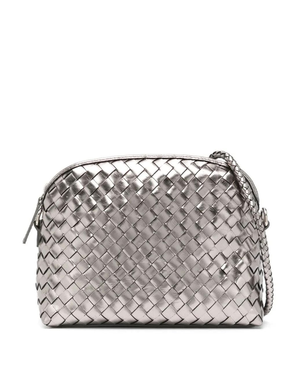 Dragon Diffusion Gray Chunky Fellini Cross Body Bag