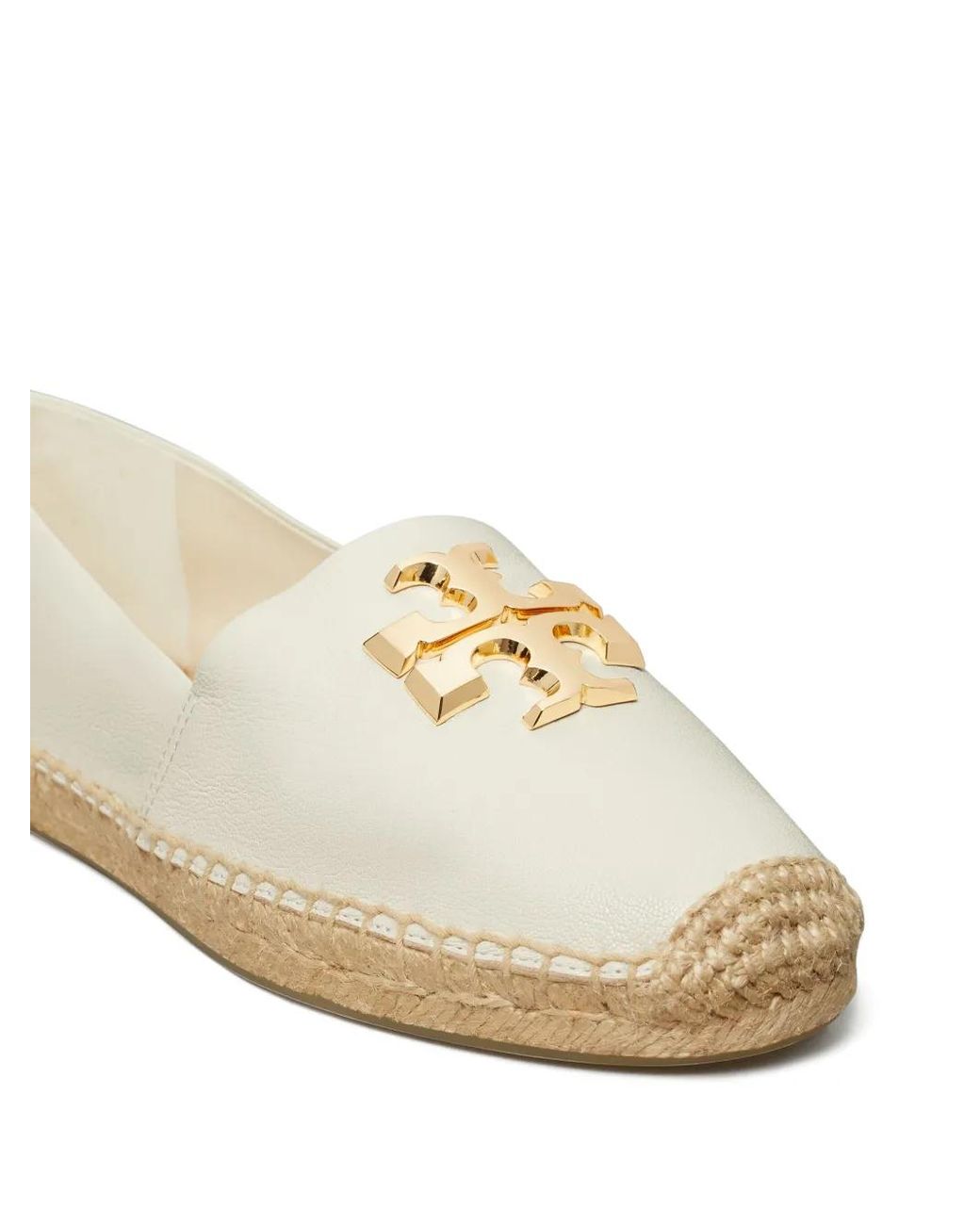 Tory Burch White Eleanor Espadrille