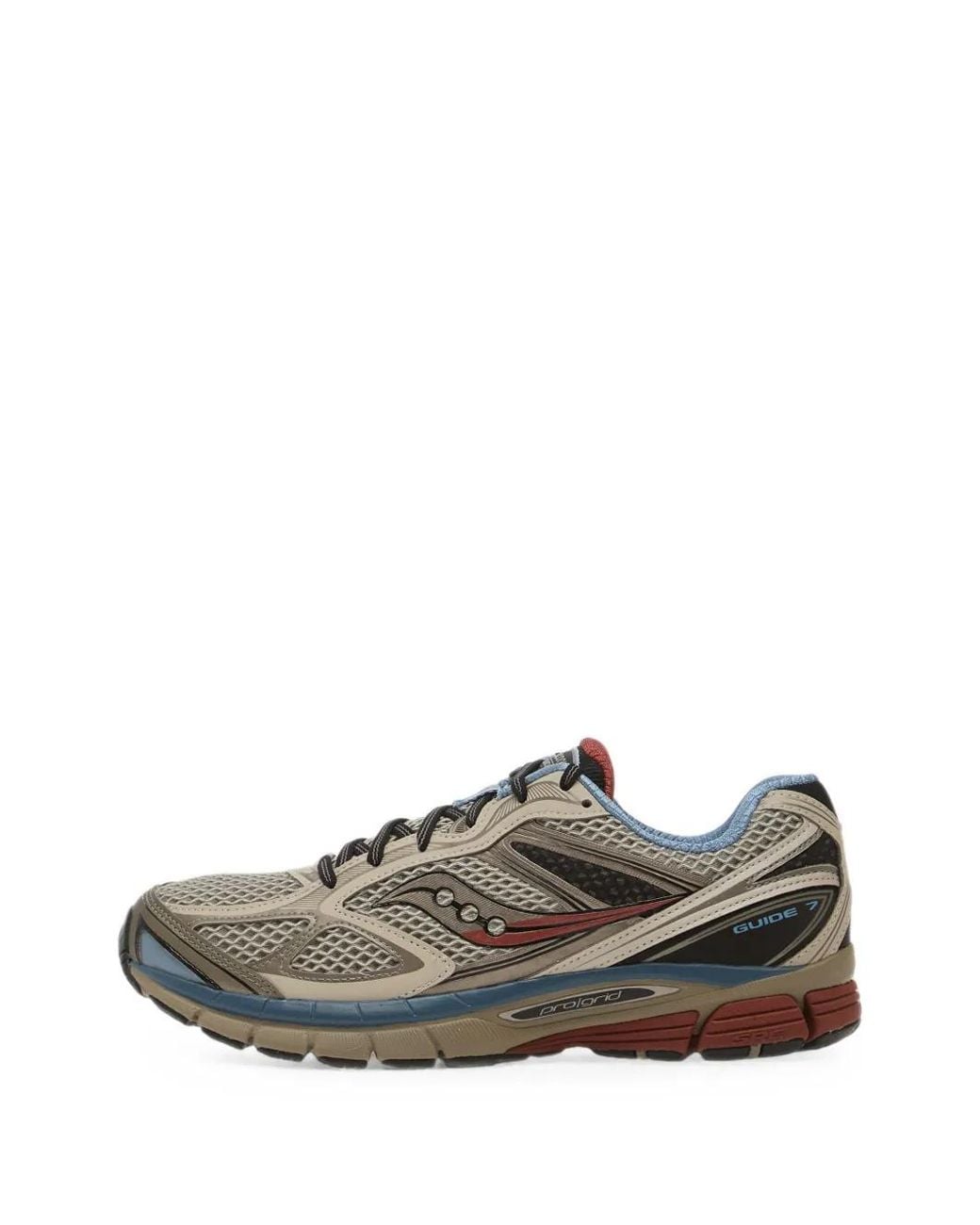 Saucony Gray Guide 7 Panelled Sneakers for men