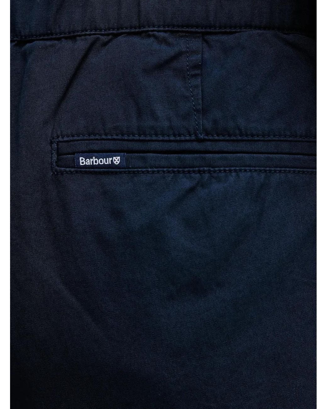 Barbour Blue Logo Trousers for men