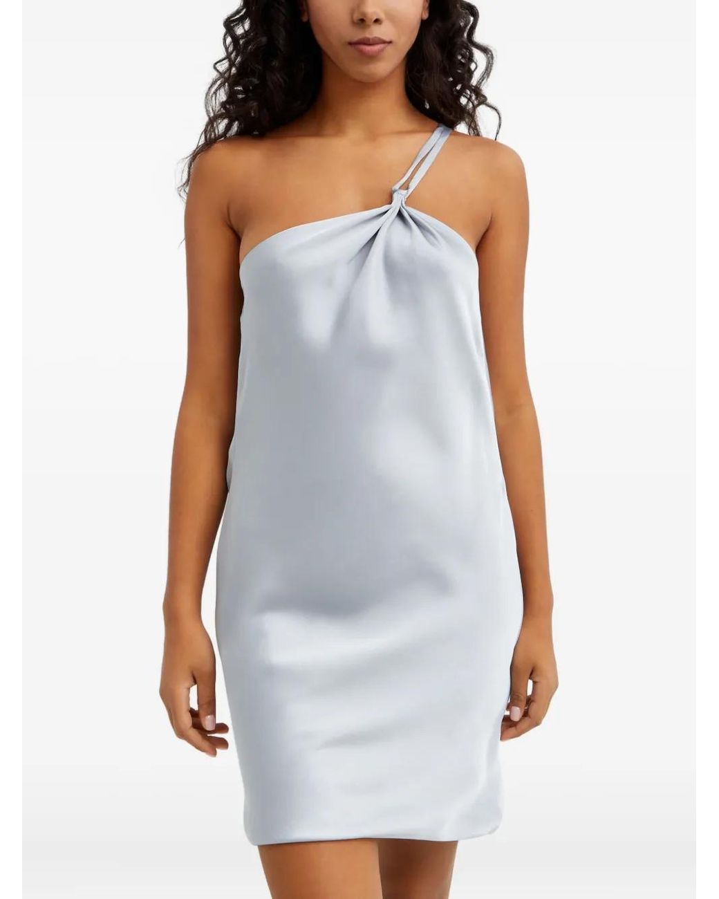 Norma Kamali White Open-Back Mini Dress