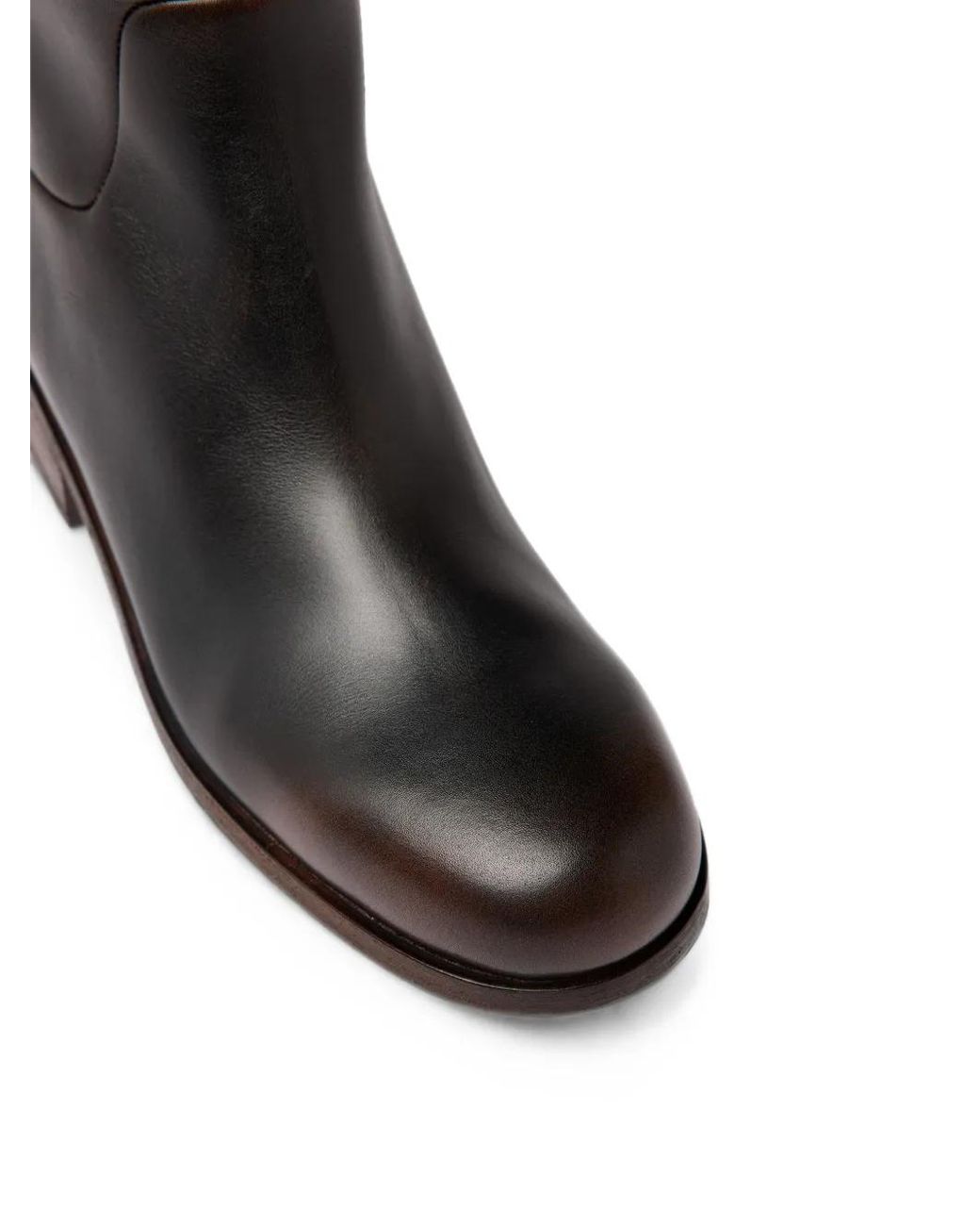 Marsèll Black Bottines Gnocco En Cuir Bruni
