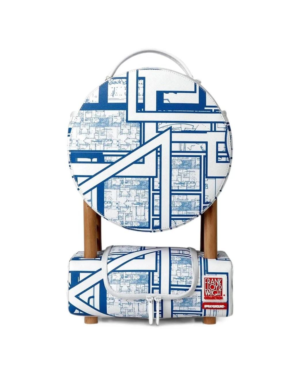 Sprayground White Frank Lloyd Wright Backpack for men