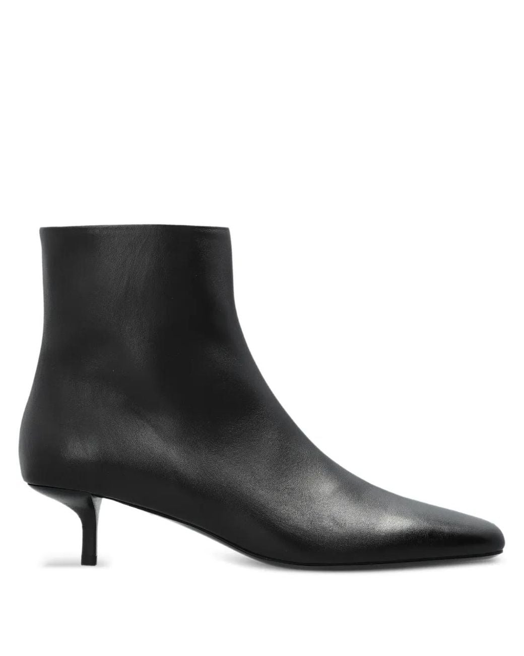 Marsèll Black 50Mm Spazzola Square-Toe Boots