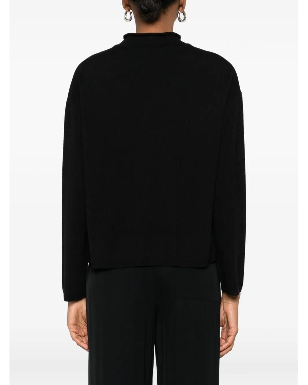 Marc O' Polo Black Mock-Neck Sweater