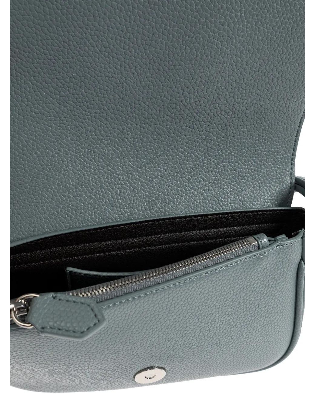 Emporio Armani Gray Sac À Bandoulière À Bride Détachable