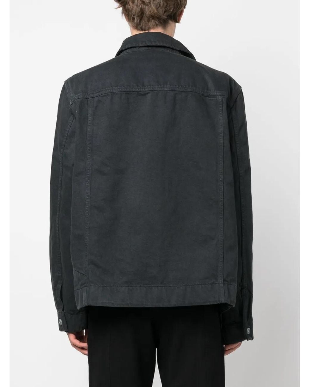 Objects IV Life Button-Up Jack in het Black voor heren