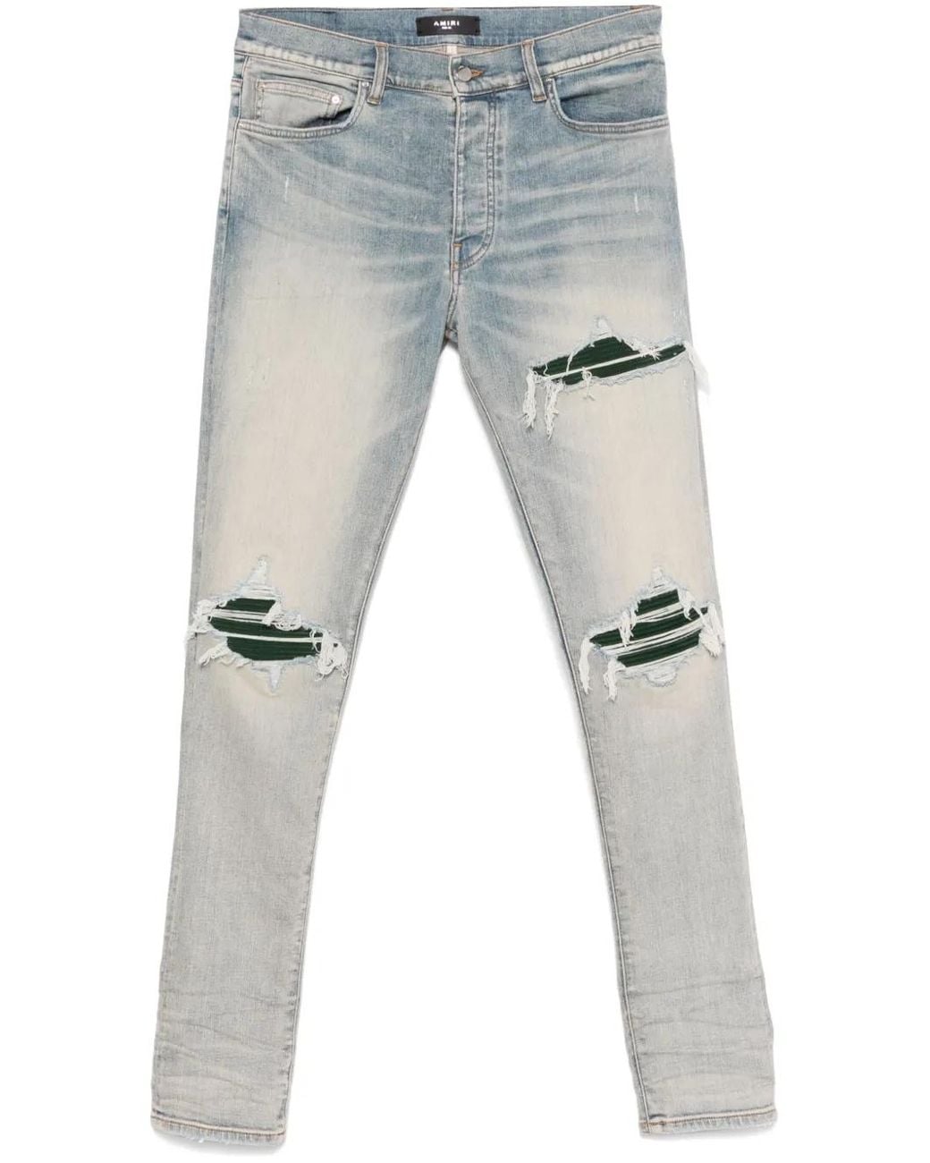 Amiri Blue Premium Suede Mx1 Jean For for men