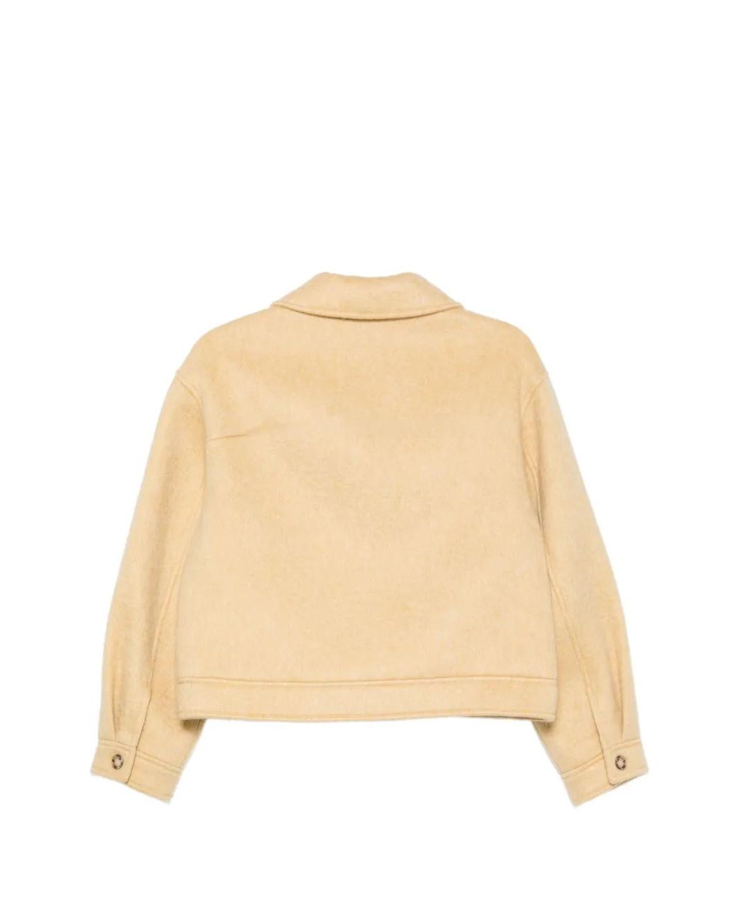 Manuel Ritz Natural Flap-Pocket Buttoned Jacket
