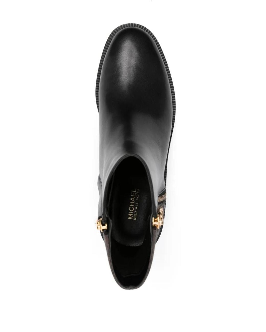 MICHAEL Michael Kors Black Regan Flat Bootie
