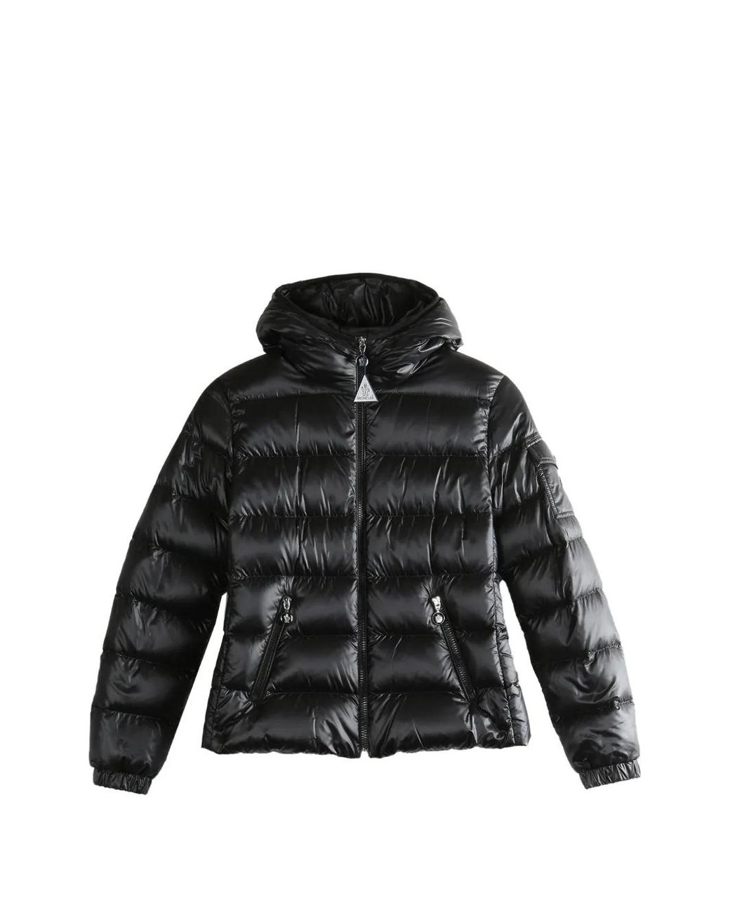 Moncler Black Glesse Short Down Jacket