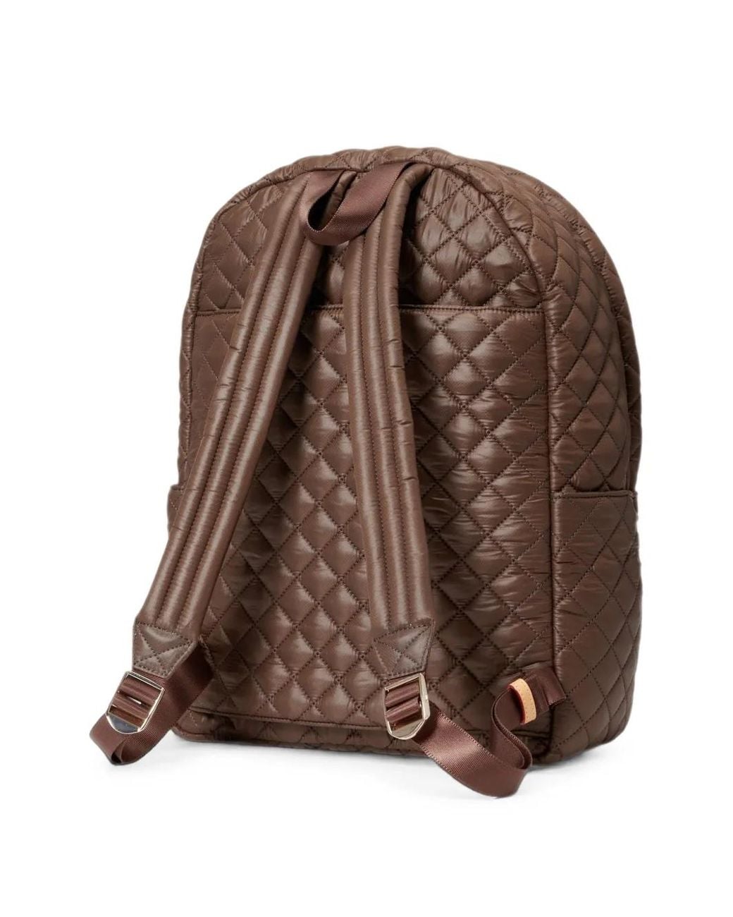 MZ Wallace Brown Metro Quilted Backpack