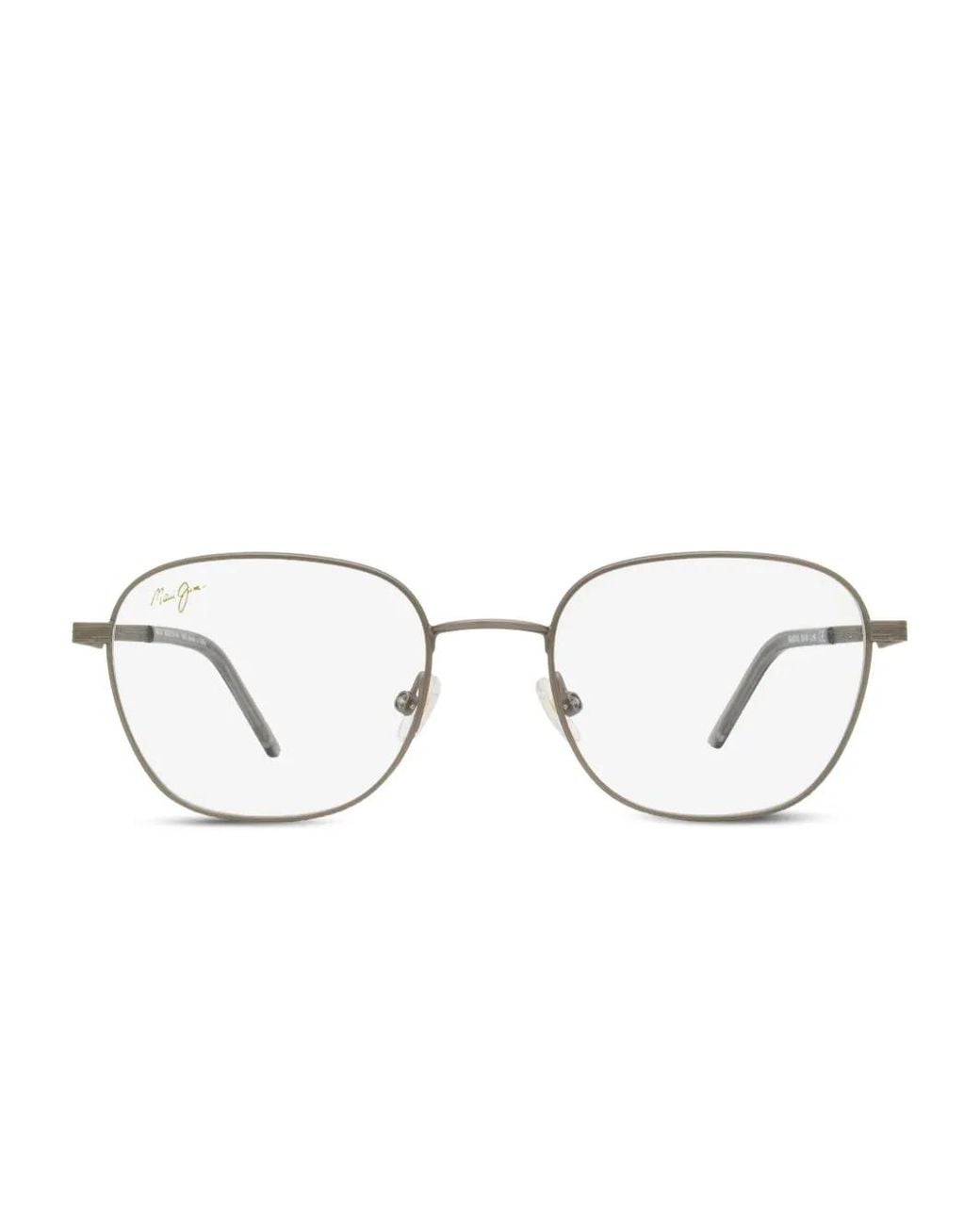 Maui Jim Black Square-Frame Glasses for men