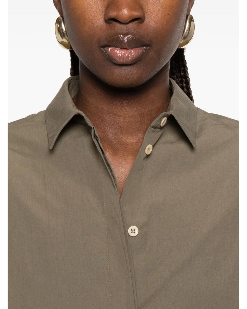 PT Torino Natural Button-Up Long-Sleeved Shirt