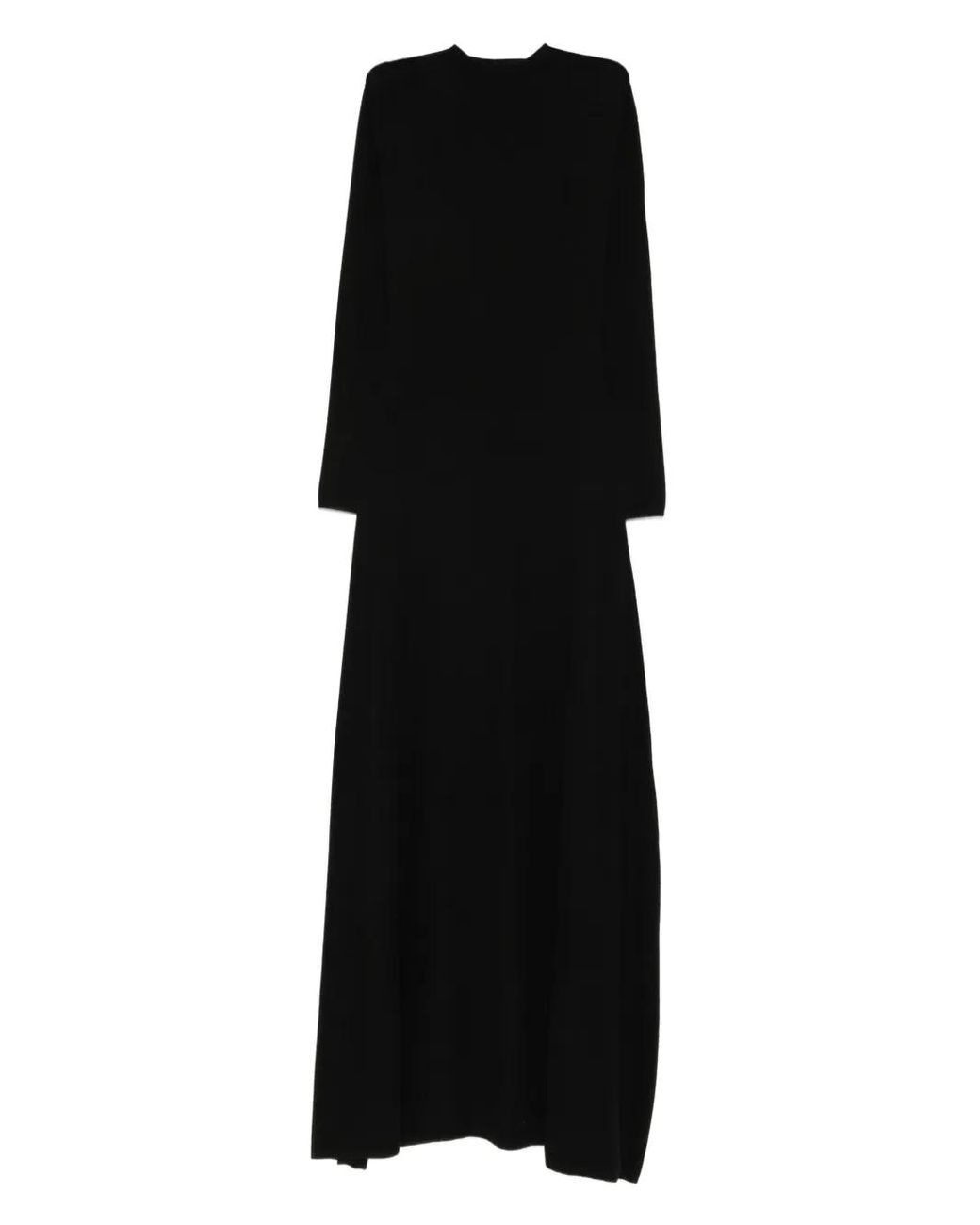 Tom Ford Black Long-Sleeve Maxi Dress