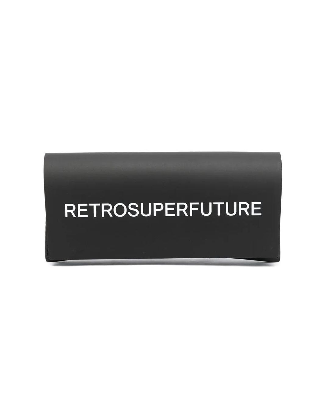 Retrosuperfuture Black Round-Frame Sunglasses