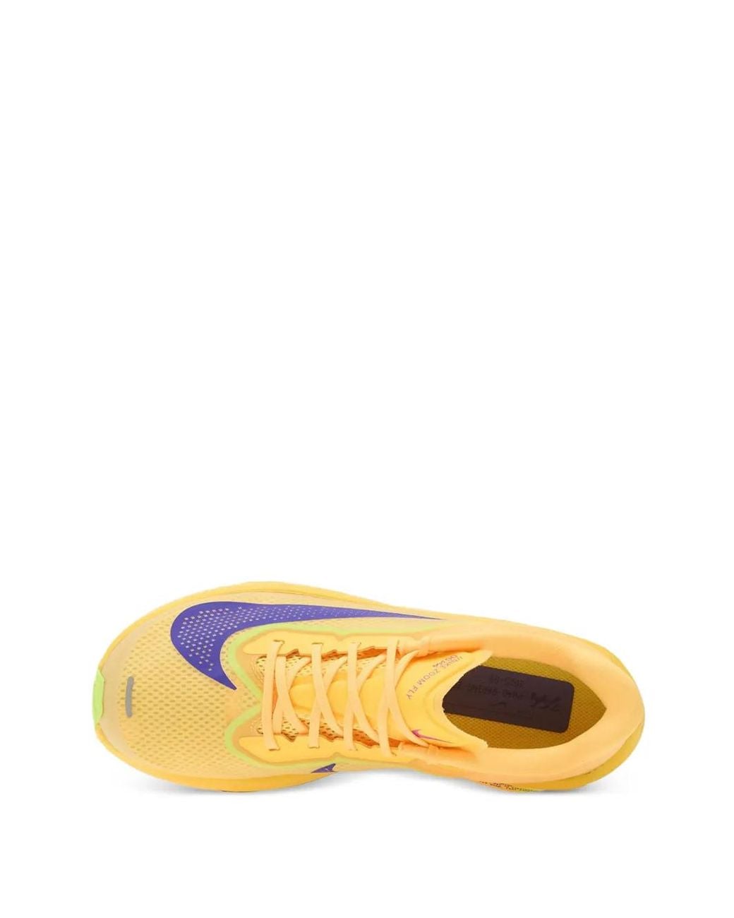 Nike Yellow Zoom Fly 6 Lace-Up Sneakers for men
