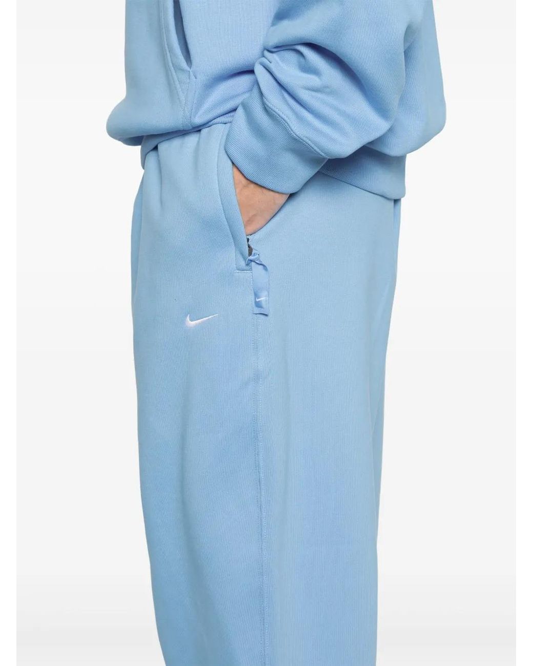 Nike Blue Solo Swoosh Track Pants for men