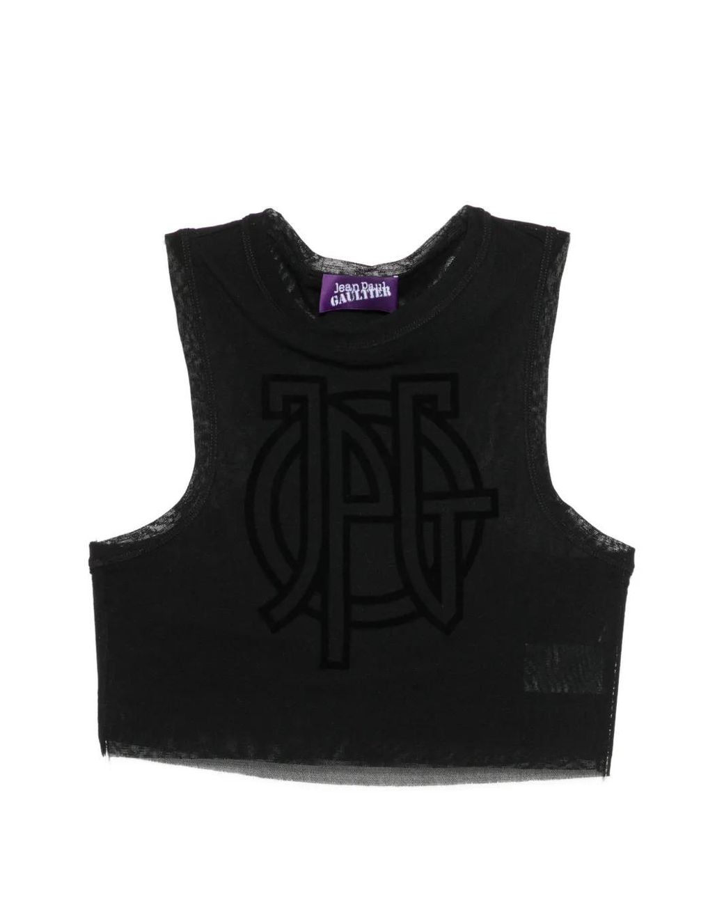 Jean Paul Gaultier Black Sleeveless Tops