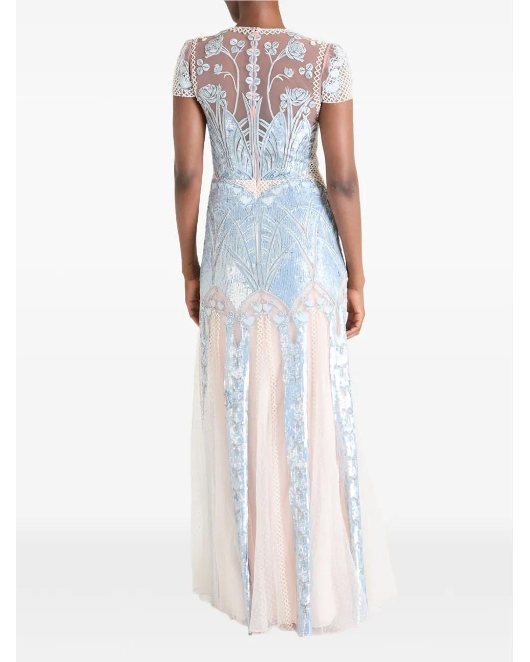 Temperley London White Robe Longue Cabira