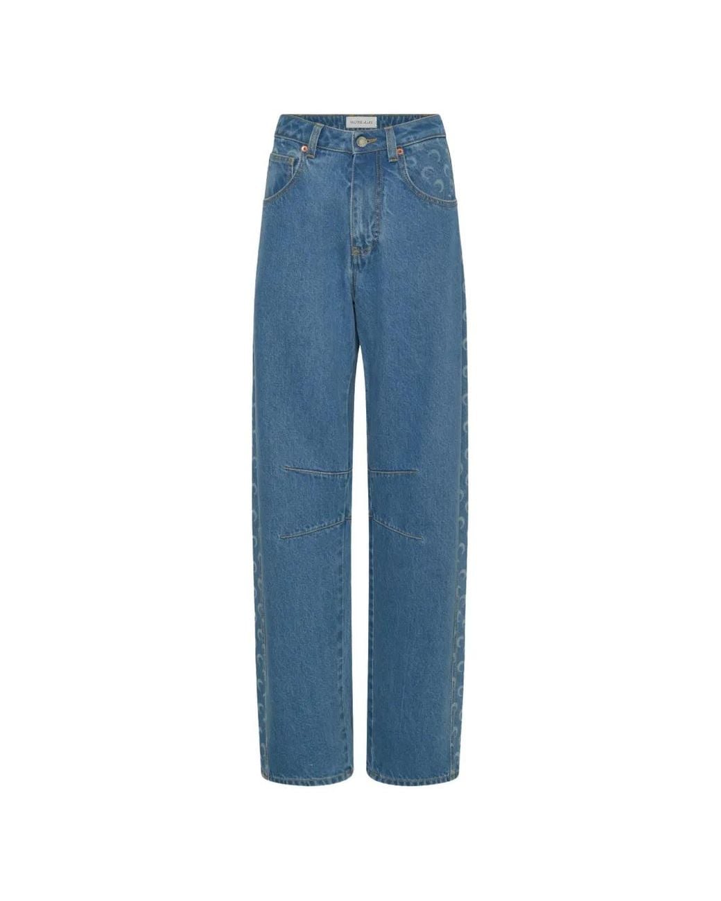 MARINE SERRE Blue Moon Diamond Jeans