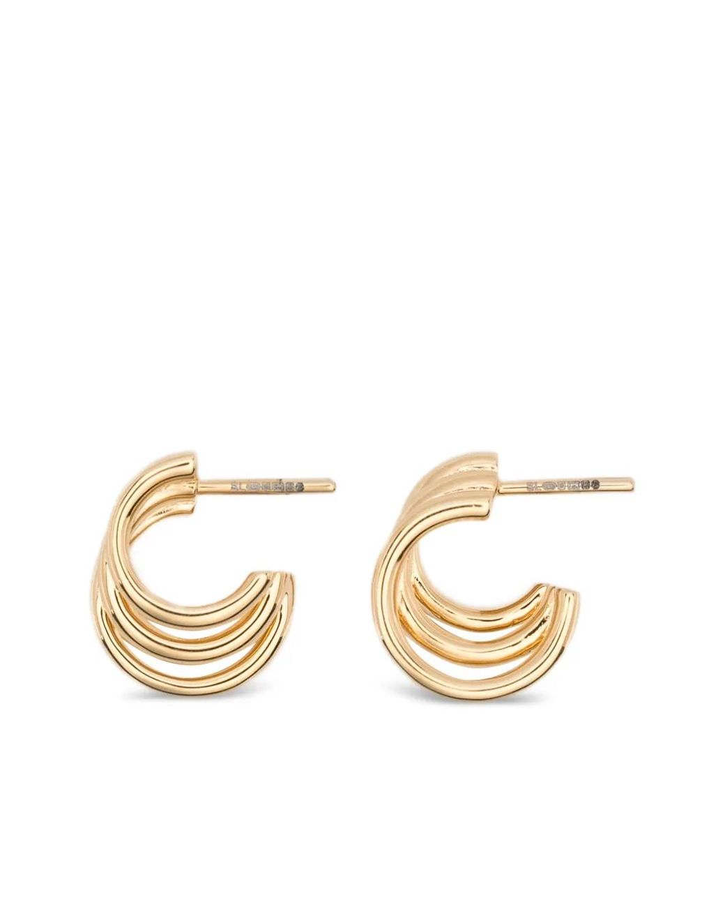 Shaun Leane Metallic Bound Hoop Earrings (Size 2)