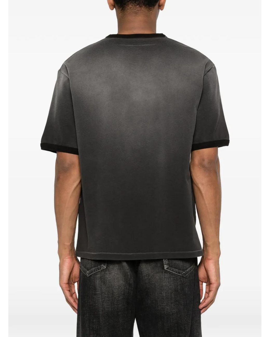 Represent Black Ringer T-Shirt for men