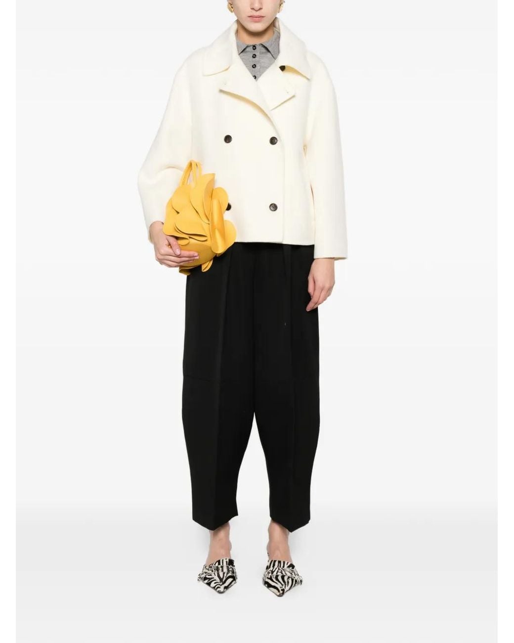 Arma Natural Buttoned Jacket