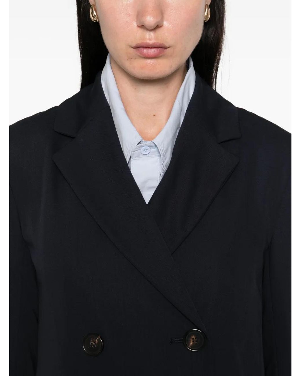 Max Mara Black Double-Breasted Blazer