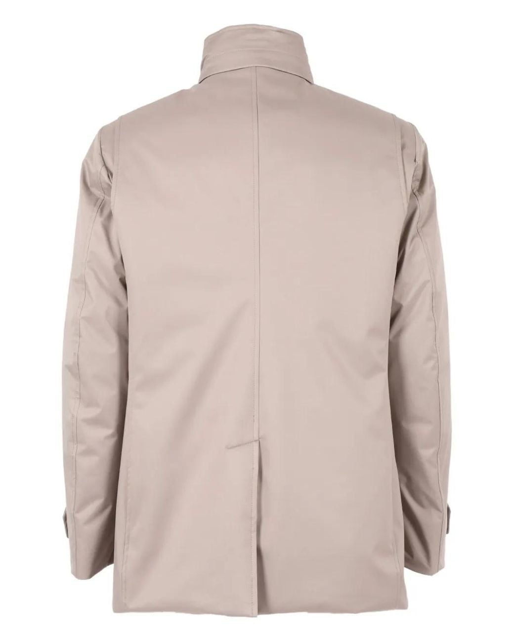 Moorer Natural Buttoned Single-Breasted Padded Jacket for men