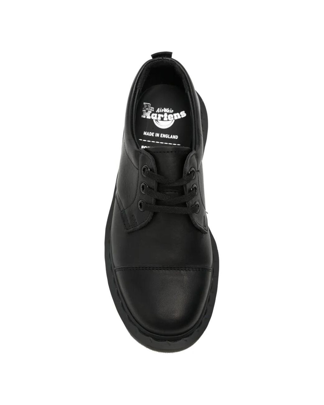 MHL by Margaret Howell Black Derby Leather Shoes