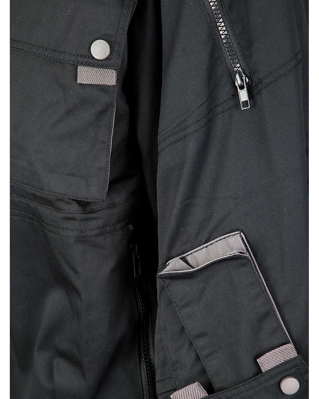PROTOTYPES Black Multi-Pocket Jacket for men