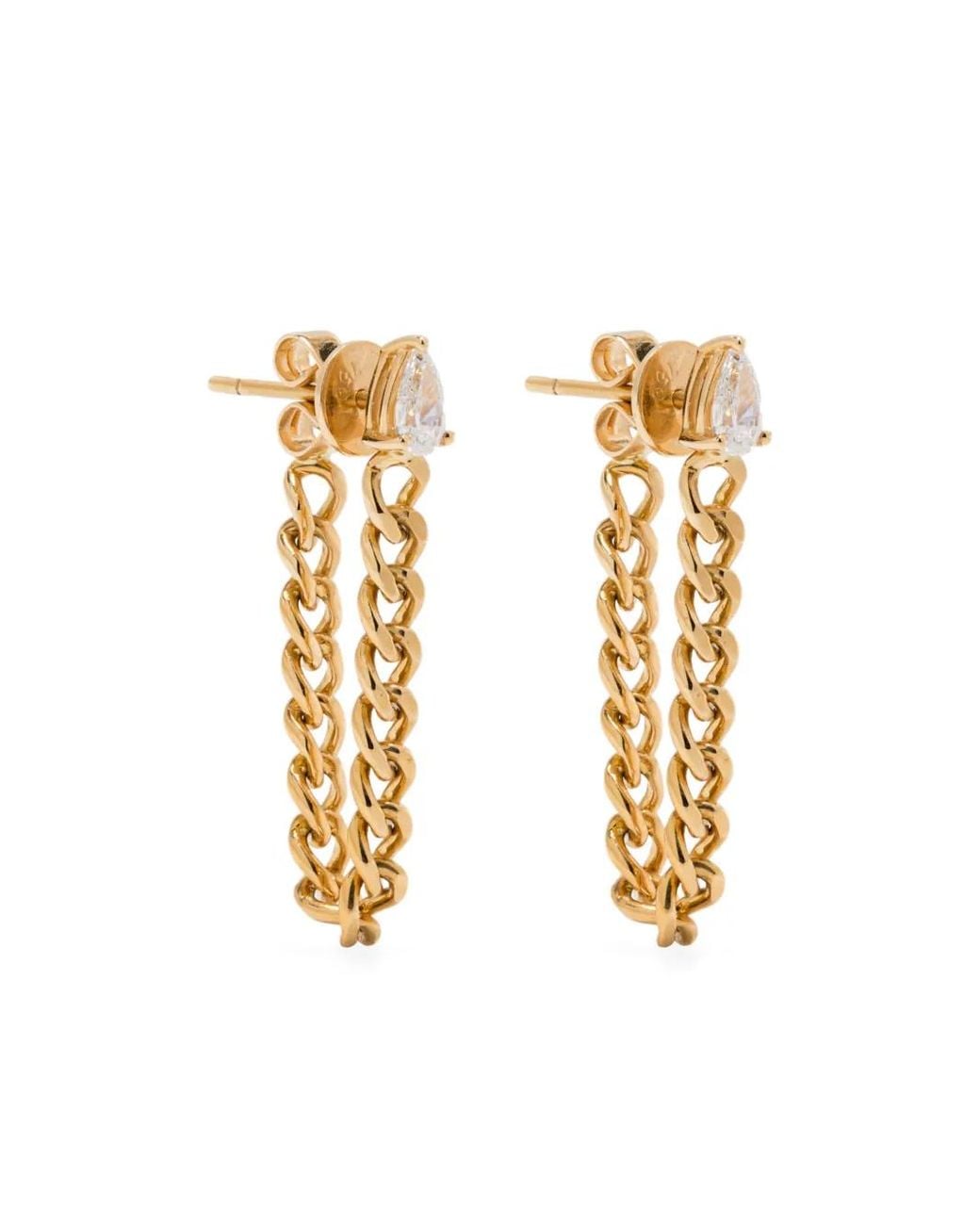 Anita Ko Metallic 18Kt Diamond Earrings