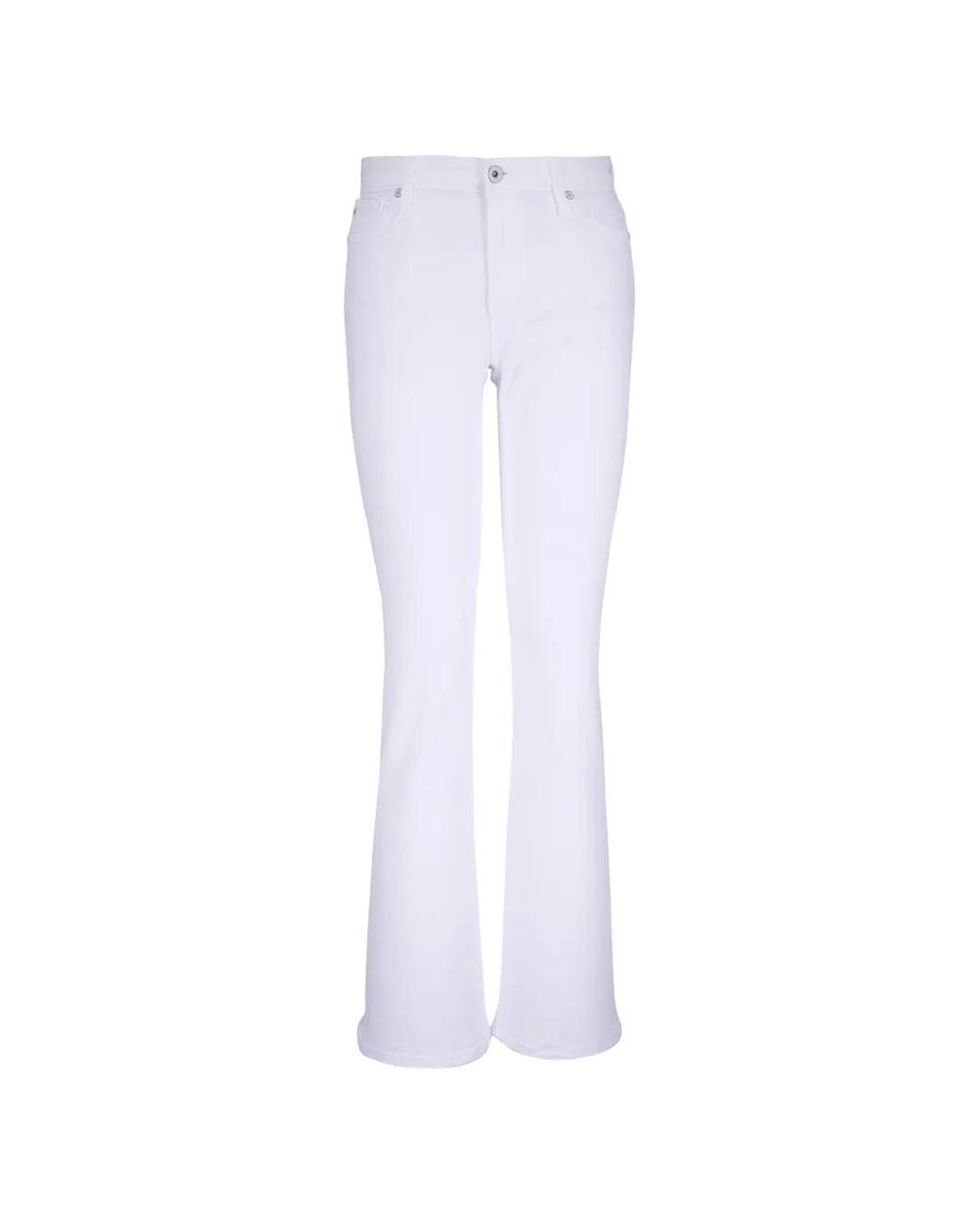 AG Jeans White Angel Flared Jeans