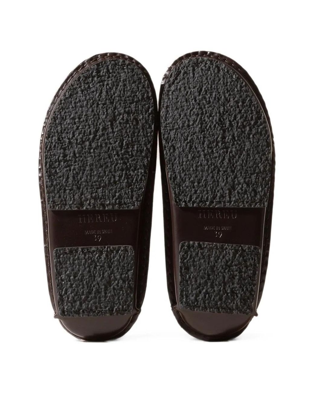 Hereu Brown Cargol Whipstitched Slingback Clogs for men