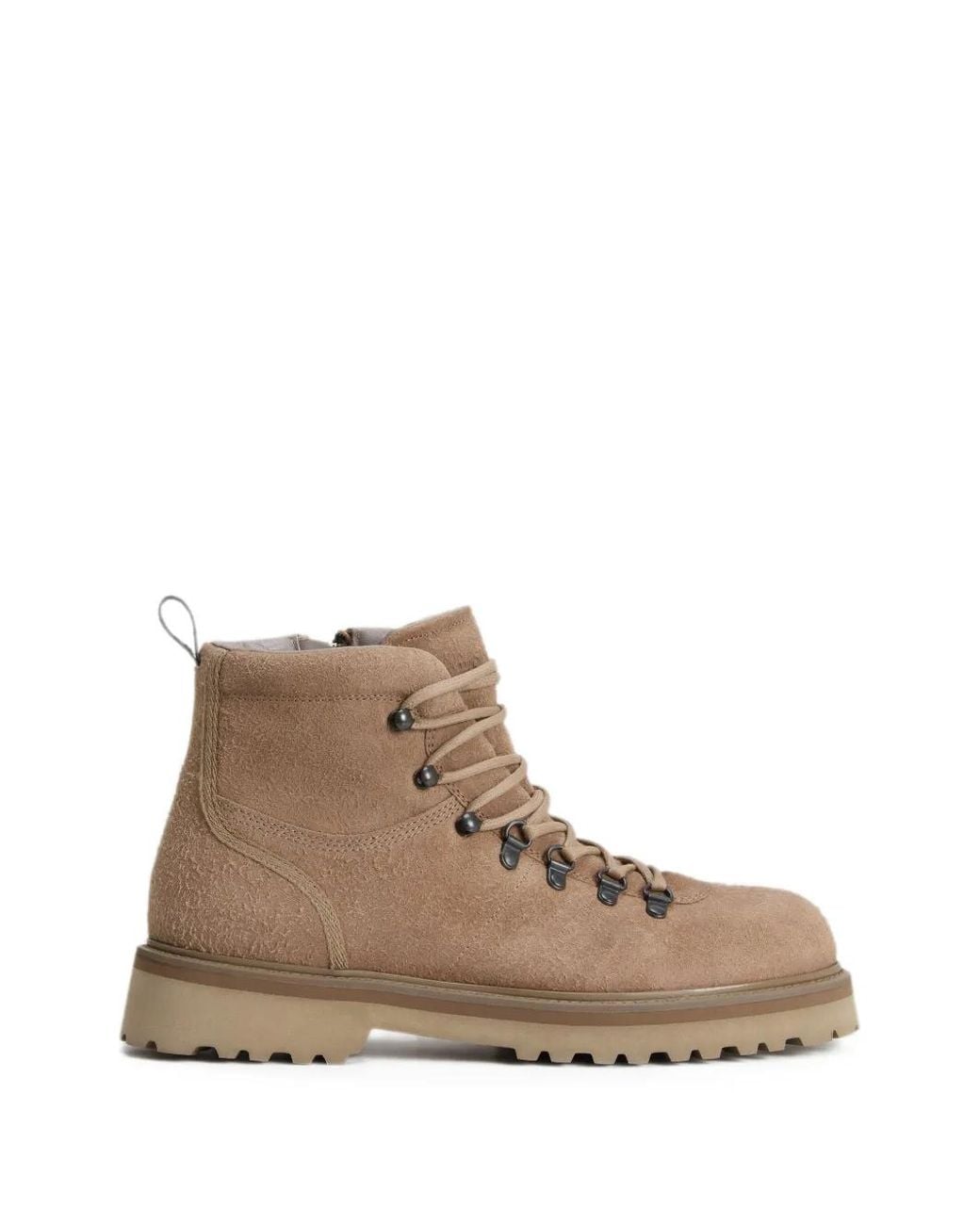 Woolrich Brown Bottines À Doublure Texturée for men