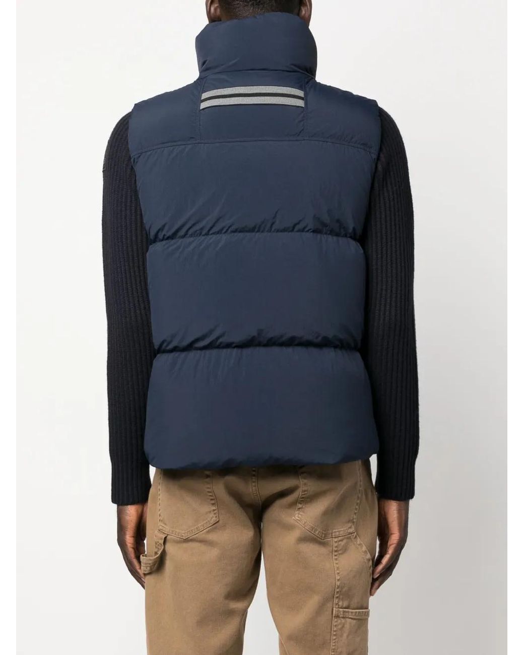 Canada Goose Blue Outwear Waistcoats for men