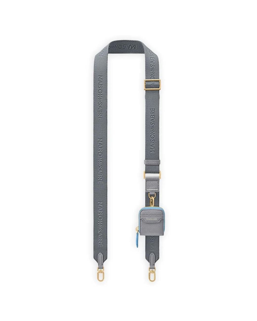 Tracolla The Utility Strap di Maison De Sabre in Blue